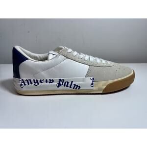 Authentic Vulcanized Palm Angels Women White Leather Sneaker Size 40